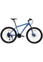 Plutus Bristol Bike 26 inch Wheel, Multi Speed Shimano Gears For Unisex With Dual Disc Brakes And Frame Size 18 inch, Alloy Frame (Blue)