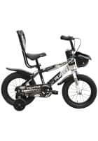 Plutus Crush Kids Cycles 14 Inch Size, Rigid Speed For Unisex With Alloy Frame (Black)