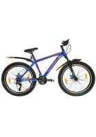 Plutus Fazer Mountain Bike Wheel Size 26T Dual Disc Multi Speed For Unisex (Blue)