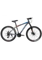 Plutus Fire Mountain Bike Wheel Size 27.5T Frame Size 27.5 inch Dual Disc Brake Single Speed (Blue)