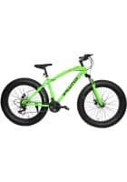 Plutus Jaguar Fat Bike 26 inch Size, Multi Speed Shimano Gears For Unisex With Frame Size 14 inch, Alloy Frame (Green)