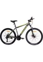 Plutus PL-707S Mountain Bike Wheel Size 27.5T Frame Size 27.5 inch Dual Disc Brake Single Speed (Grey-Green)