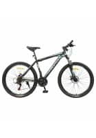 Plutus Trivo 27.5 21Speed Steel Frame Shimano Gears Bicycle for Men and Women Mountain Cycle (Black SeaBlue)