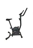 PowerMax Fitness BU-300 Exercise Upright Bike with LCD Display and Heart Rate Sensors for Home Workout