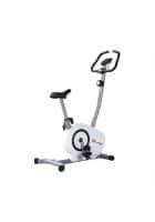 PowerMax Fitness BU-515 Magnetic Exercise Upright Bike with 5KG Flywheel, LCD Display and Hand Pulse Sensors For Home Workout