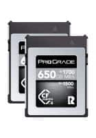 Prograde Digital 650Gb Cfexpress 2.0 Type B Cobalt Memory Card 2-Pack