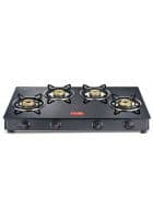 Prestige 4 Brass Burners Magic 4 Burner Gas Stove Black (GTMC 04 L-40360)