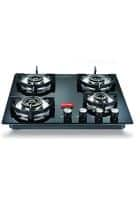 Prestige 4 Brass Burners Vogue Hobtop Black (PHTV 04-40572)