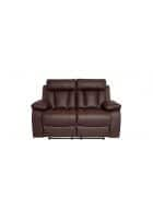 Recliners India Magna Two Seater Manual Recliner Brown (Magna-4104(2)-P1-020)