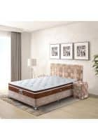 Peps Grand Palais Ultra 8 inch Queen Size Spring Mattress (Brown, 84 x 60 Inch)