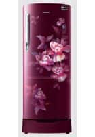 Samsung 183 L 4 Star Direct Cool Single Door Refrigerator Himalayan Poppy Red (RR20C1824HN/HL)