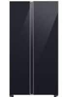 Samsung 653 L 3 Star Frost Free Side by Side Door Refrigerator Black (RS76CB81A333HL)