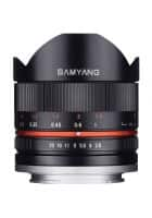 Samyang 8mm f/2.8 Fisheye II Lens For Fujifilm X Mount