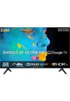 Sansui 127 cm (50 inch) Ultra HD (4K) Smart LED TV Black (JSW50GSUHD)