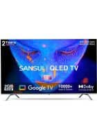 Sansui 140 cm (55 inch) (4k) Ultra HD QLED Smart Google TV Black (SANSUI 4K QLED JSW55GSQLED)