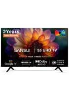 Sansui 140 cm (55 inch) 4K Ultra HD Smart LED Google TV Black (JSW55GSUHD)