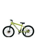 Scorpion 27.5T Cruiser Single Speed Cycle, Dual Disc Brakes And Single Suspension, Steel Frame, For Unisex (Green)