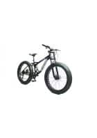 Scorpion Multi Speed Fat Downhill Bike, For Unisex, 7 Speed Gears with Dual Disc Brakes And Dual Suspension (Black)