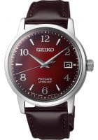 SEIKO Presage Automatic Red Dial Mens Watch srpe41J1 (Brown)