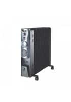 Sunflame O.F.R 13 Fins Room Heater with Fan (Black)