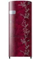 Samsung 192 L 2 Star Direct Cool Single Door Refrigerator Mystic Overlay Red (RR19T2Y1B6R/NL)