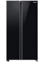 Samsung 700 L Frost Free Side By Side Door Refrigerator Black Glass (RS72R50112C/TL)