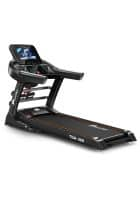 PowerMax Fitness TDA-360 10.1-3HP(6HP Peak)Multifunction Treadmill For Home with Massager,12 Pre-set Workout,Foldable,15 Level Auto Incline,Speed 18km