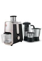 Tefal Grindforce JMG-100 750 W with 3 Jar Mixer Grinder (Premium Silver and Coal)