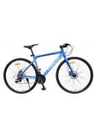 Thriller 85 Assembled Specially Designed Alloy Frame 700 C Dual Disc Brake 26 T Hybrid Cycle/City Bike (Blue)