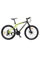 Thriller Savager 85 Pre-Assembled 24 Dual Disc Brake 24 T Mountain Cycle (Yellow, Green)