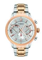 Timex E Class Surgical Steel Gents Silver Analog Watch