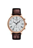 Tissot Mens Tissot Carson Premium Chronograph Quartz Analog Watch Brown T1224173603300