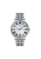 Tissot Mens Tissot Carson Premium Quartz Analog Watch Silver T1224101103300