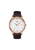 Tissot Mens Tissot Tradition Quartz Analog Watch Brown T0636103603700