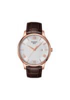 Tissot Mens Tissot Tradition Quartz Analog Watch Brown T0636103603800