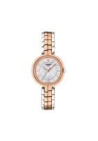 Tissot Women Tissot Flamingo Quartz Analog Watch Silver And Rose Gold T0942102211100