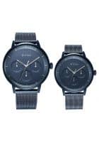 Titan Blue Dial Multifunction Watch For Couple 9400694206Qm01