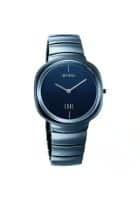 Titan Edge Ceramic Squircle Quartz Analog Blue Dial Watch For Men 1841Qc04