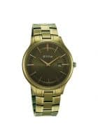 Titan Green Dial Analog With Day Date Watch For Men 90142Qm03