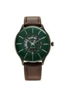 Titan Green Dial World Time With Date Watch For Men 90145Ql01