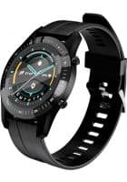 Ubon SW-91 with Bluetooth Calling, Contro Camera and Music, Smartwatch (Black Strap, Free Size)