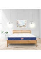 Usha Shriram Premio Pure Organic Cotton 5 Zone Mattress 6 inch Queen Latex Foam Mattress (L x W - 75 x 66 inch)