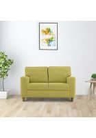 Duroflex Utopia 2 Seater Pu Foam Fabric Sofa (Green)