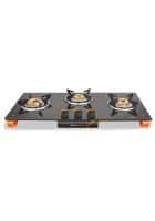 Vidiem AIR PLUS 3B Burner Glass Manual Gas Stove (VIDIEMAIRSILVER3B)