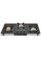 Vidiem AIR SILVER 3B FRAMELESS Burner Glass Manual Gas Stove (VIDIEMAIRSILVER4B)