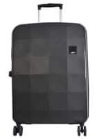 VIP Pixel AVT 55 Polypropylene TSA Lock Hard Trolley Large Check-in Suitcase (Black)