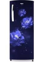 Whirlpool 215 L 3 Star Direct Cool Single Door Refrigerator Blue (205 IMPC PRM 3S SAPPHIRE HIBISCUS)