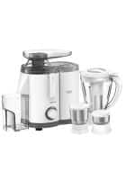 Havells Endura Cresta 500W 4 Jar Plastic Material Juicer Mixer Grinder (White and Grey)