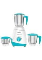 Havells Aspro Plus 500W with 3 Jar Mixer Grinder (White and Light Blue)