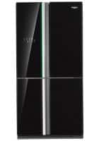 Whirlpool 678 L 2 Star Frost Free French Door Refrigerator Solitaire Black (FDBM650)